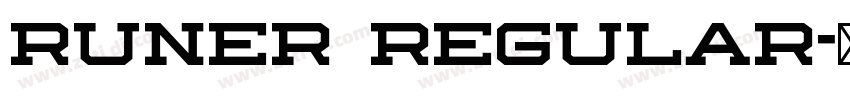 Runer Regular字体转换 Runer Regular字体转换